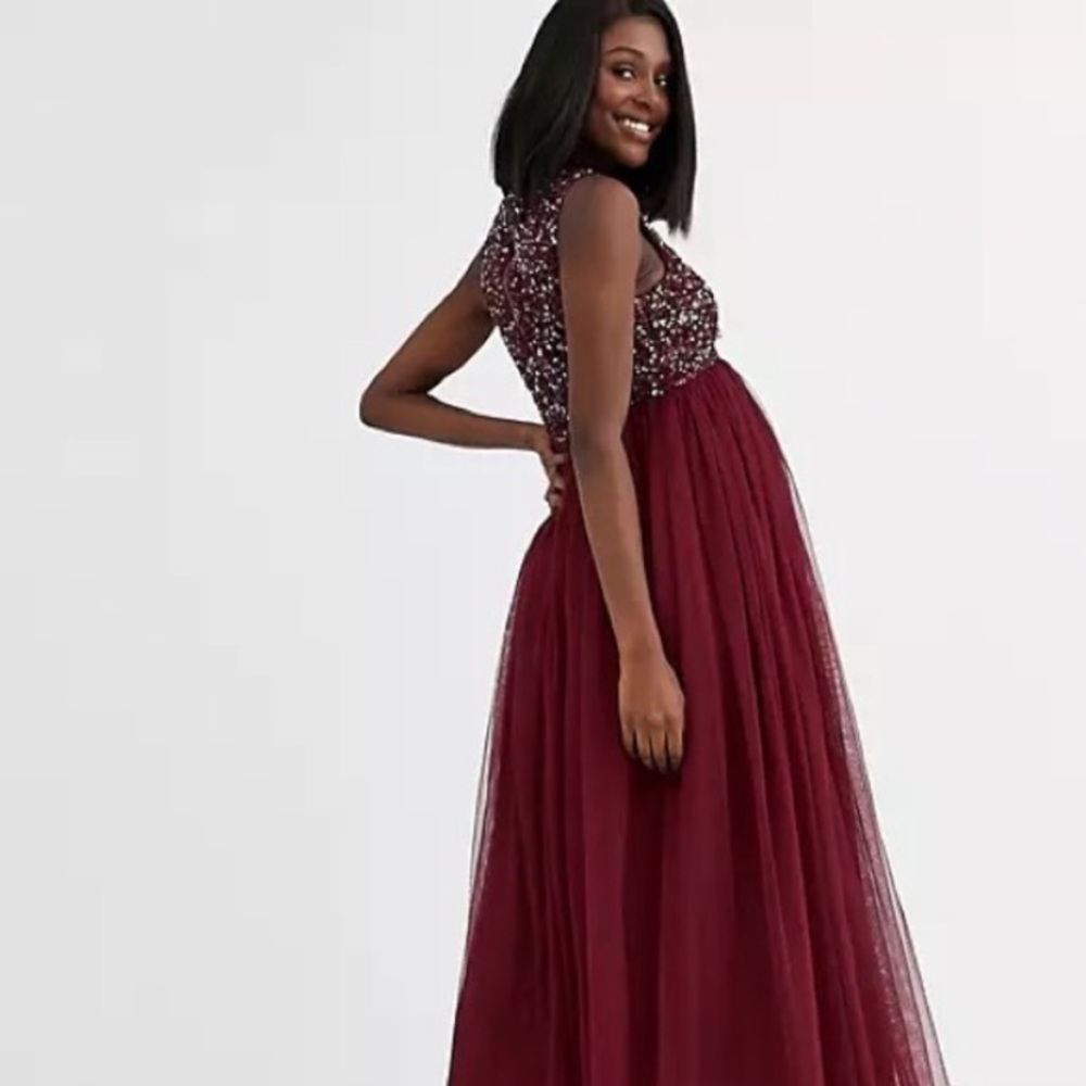 ASOS Maya Deluxe maternity gown size 10